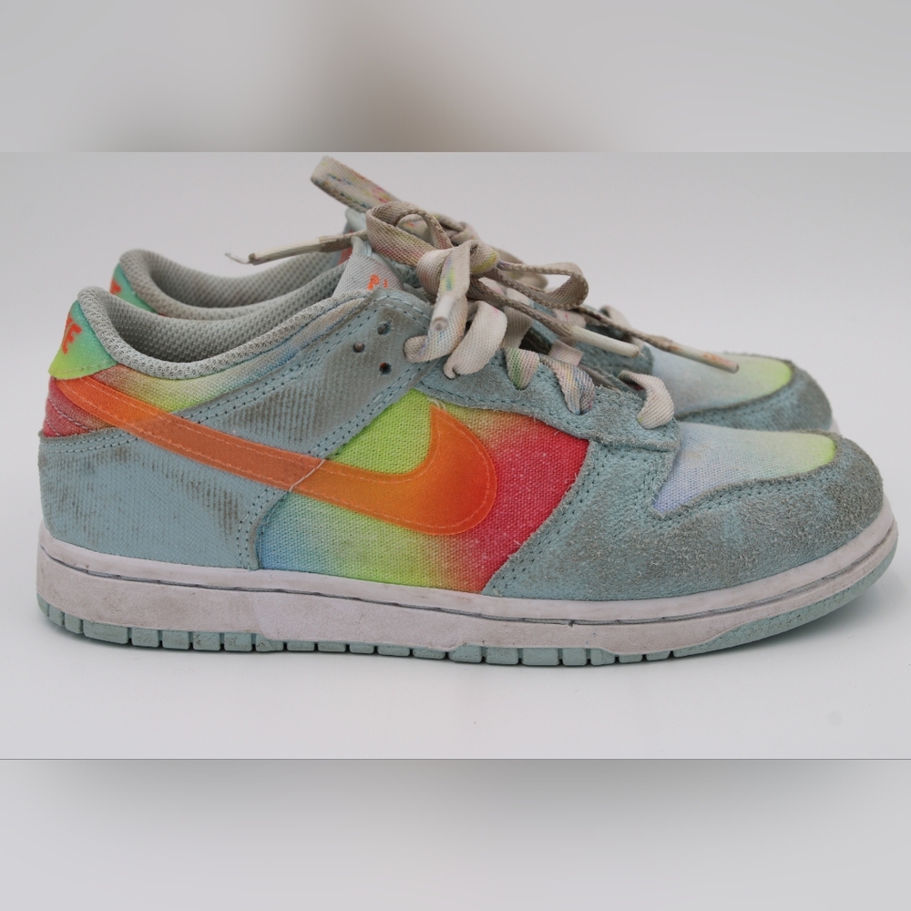 Nike Dunk Low GS “Rainbow” – Girls Size 1.5Y - Picture 3 of 6